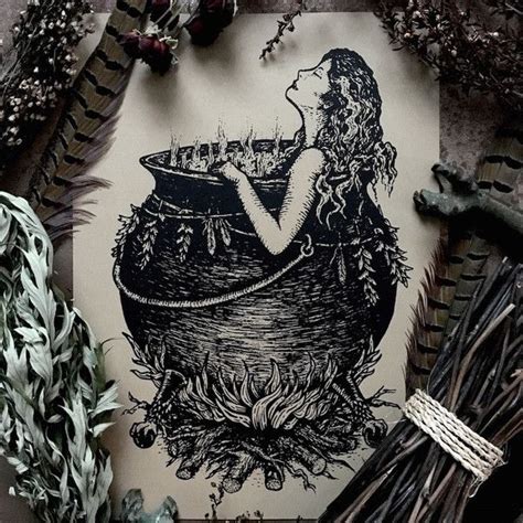 hedge witch tattoo